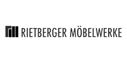 Rietberger Möbelwerke Logo Schwarz Weiss